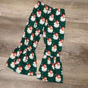 Festive Santa Flare Pants